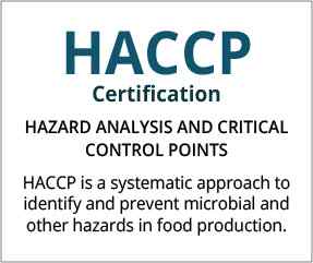 HACCP Certification India